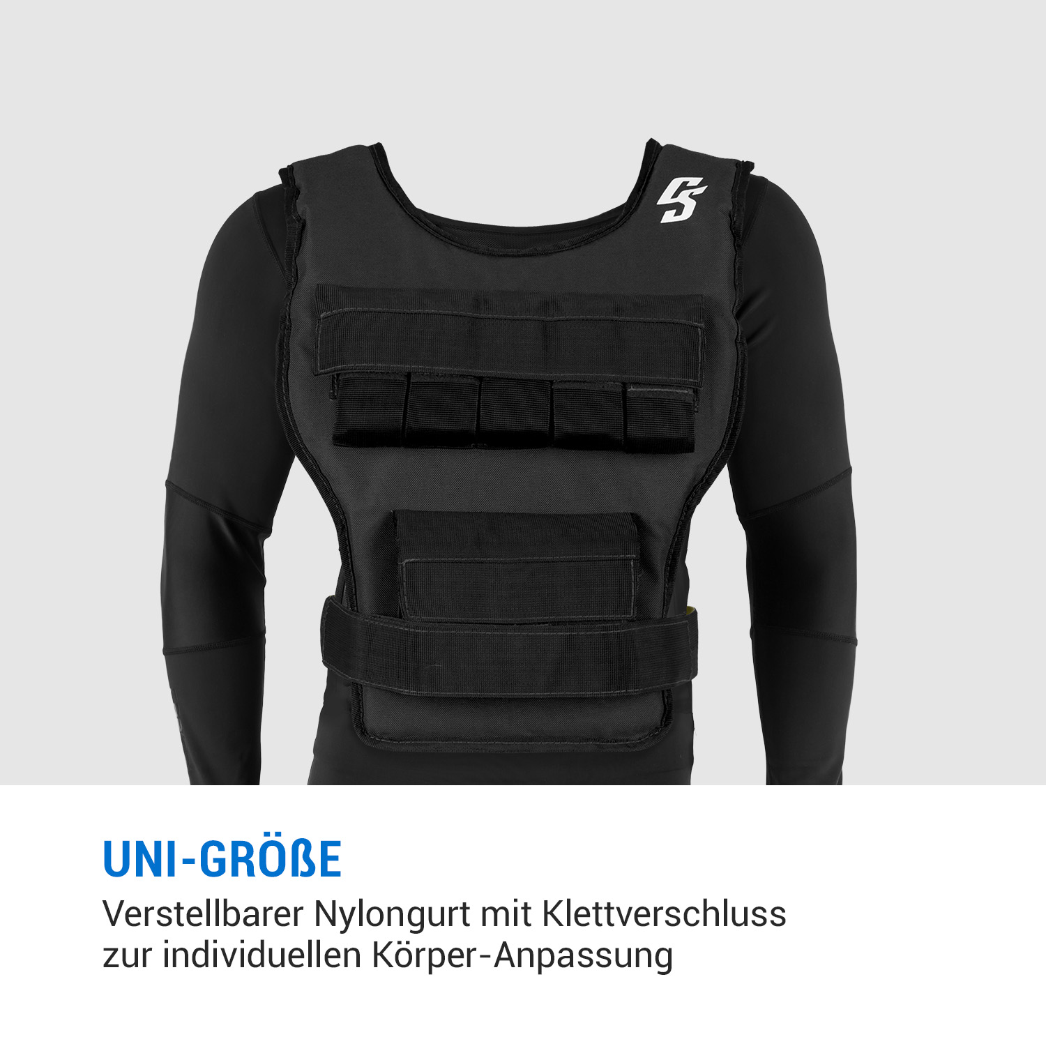 CAPITAL SPORTS Gewichtsweste, Schwarz Monstervest