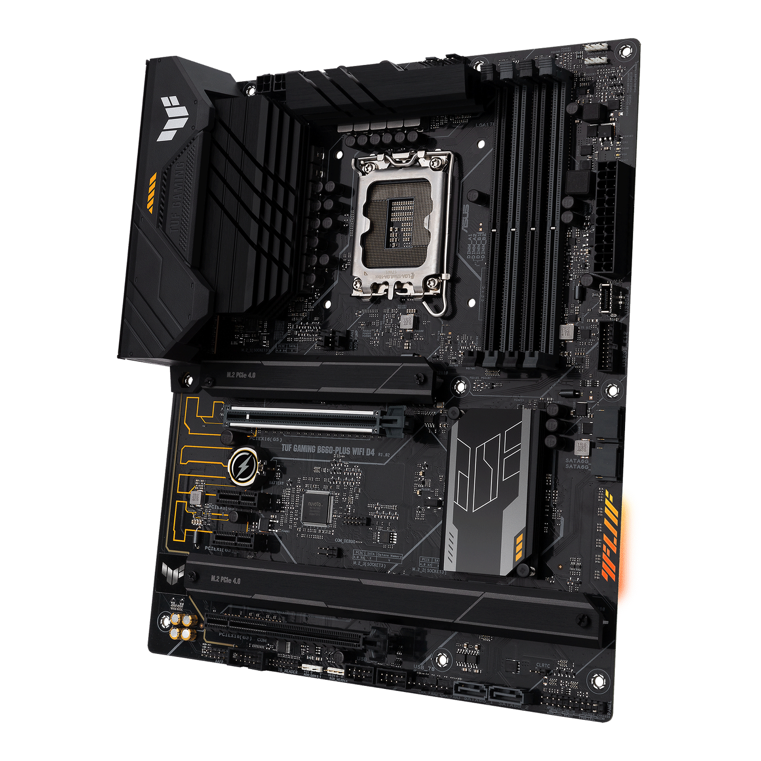 ASUS TUF schwarz D4 WIFI Mainboards B660-PLUS GAMING