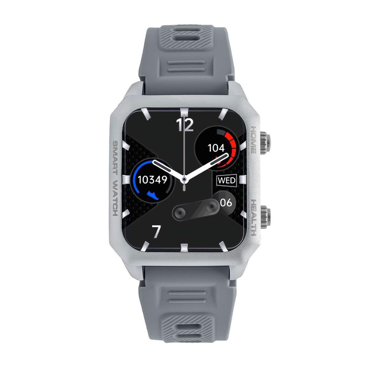 WATCHMARK Focus Silber Smartwatch Silber Silizium, Kunststoff
