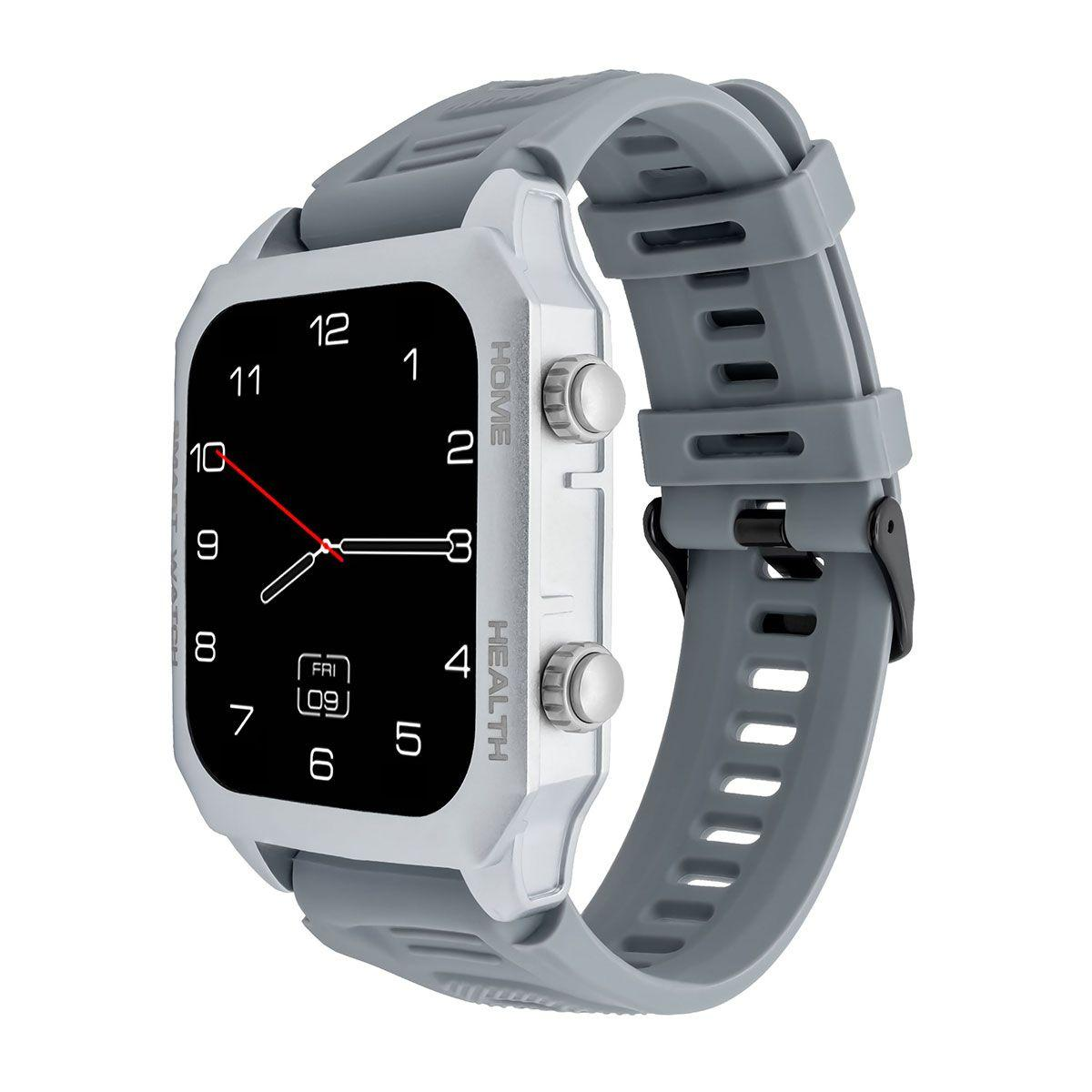 WATCHMARK Focus Silber Smartwatch Silber Silizium, Kunststoff