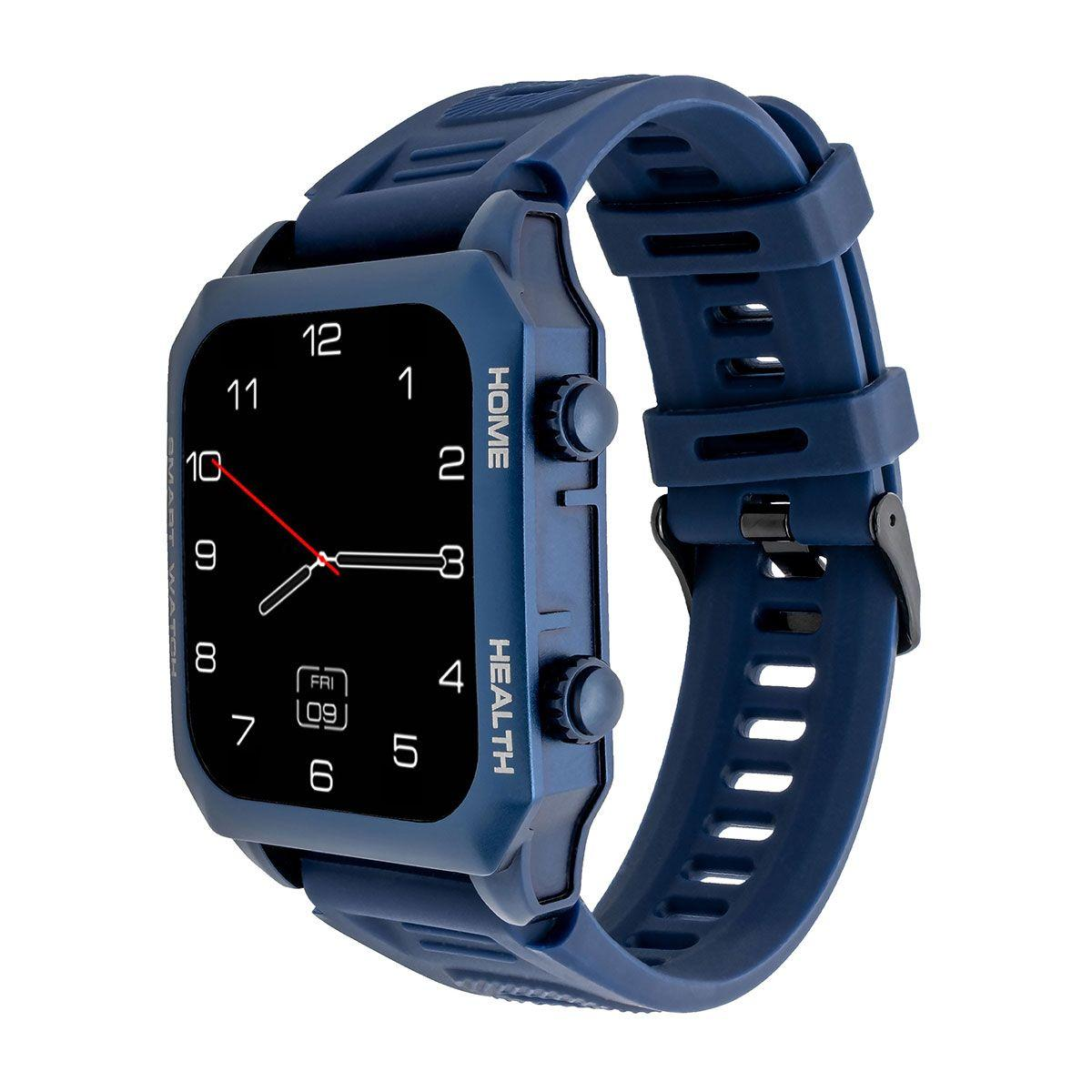 WATCHMARK Focus Blau Smartwatch Blau Kunststoff Silizium
