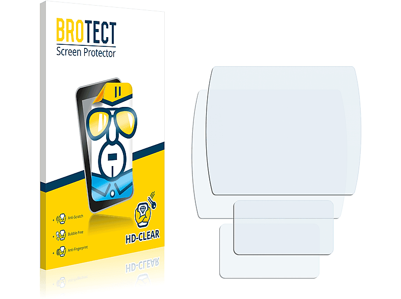BROTECT 2x klare GX-20) Schutzfolie(für Samsung