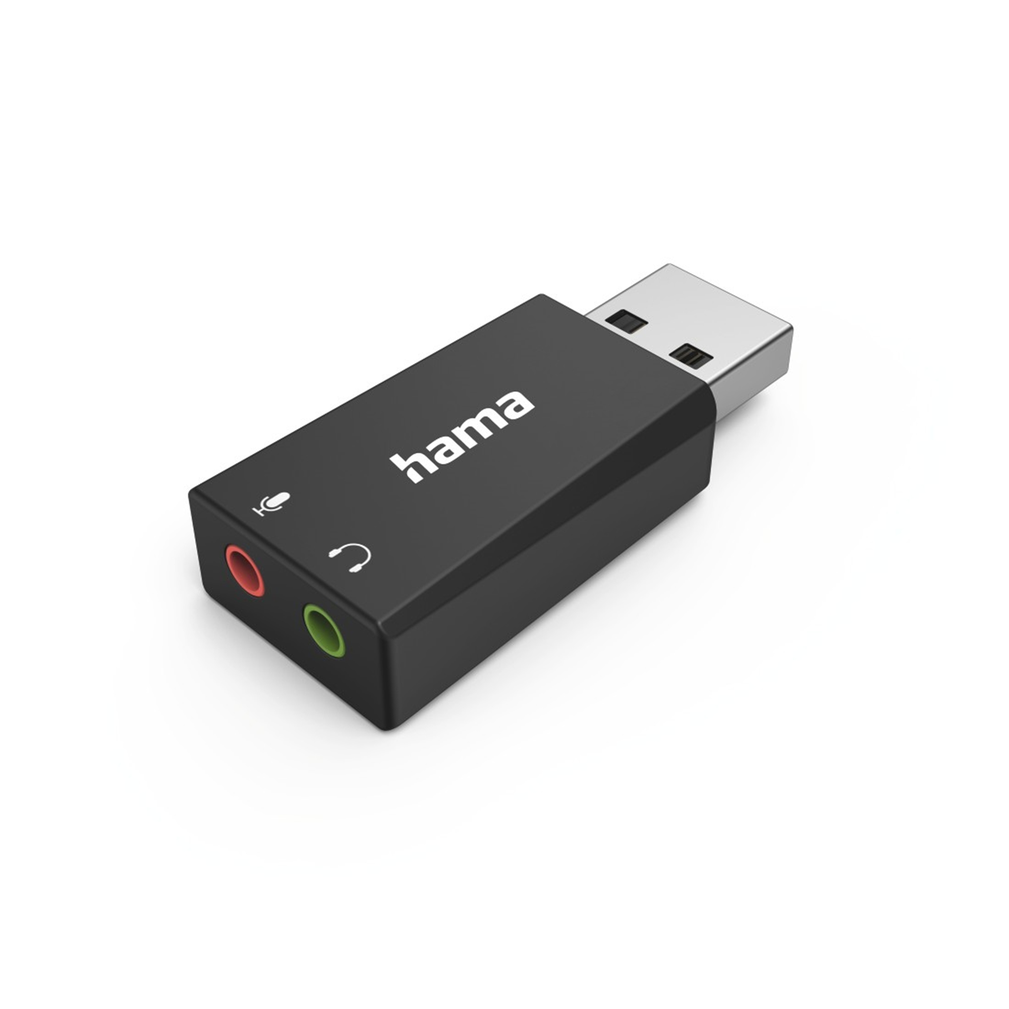 2.0 Stereo, HAMA USB-Soundkarte