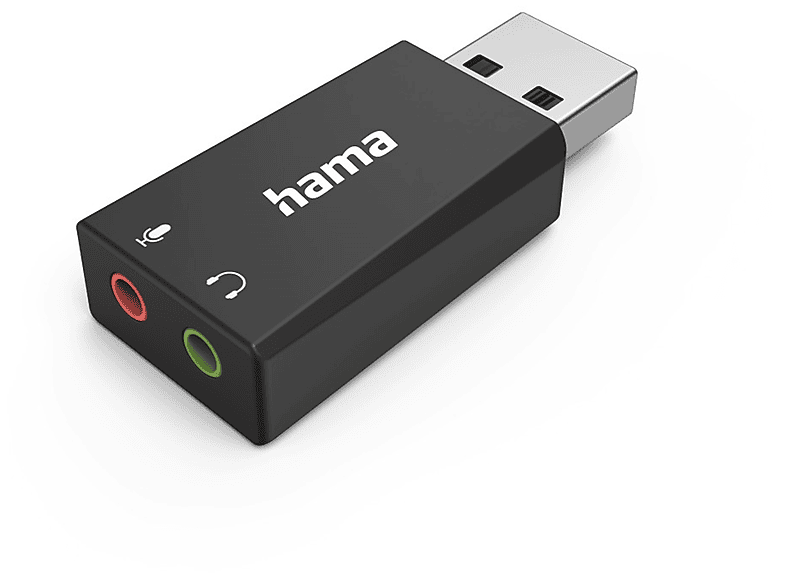2.0 Stereo, HAMA USB-Soundkarte