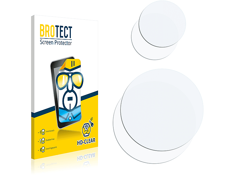 BROTECT 2x klare Schutzfolie(für HTC One M8)