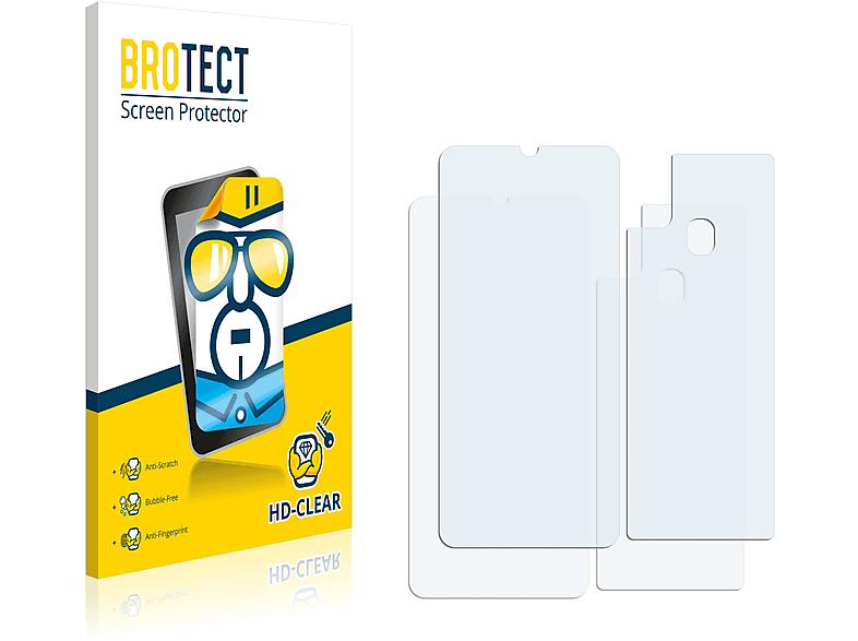 [Deutliche Preissenkung!] BROTECT 2x klare M31) Schutzfolie(für Samsung Galaxy