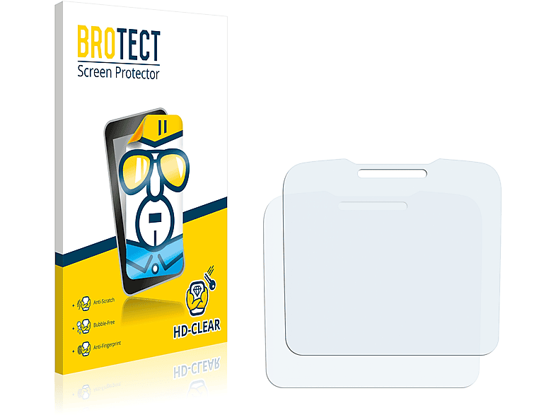 BROTECT 2x klare XL-915 V3) Schutzfolie(für Mobile Simvalley