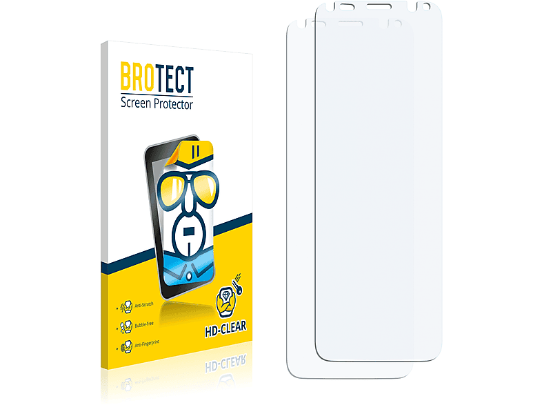 BROTECT 2x klare Schutzfolie(für Samsung Galaxy S Light Luxury) | Displayschutzfolien & Gläser