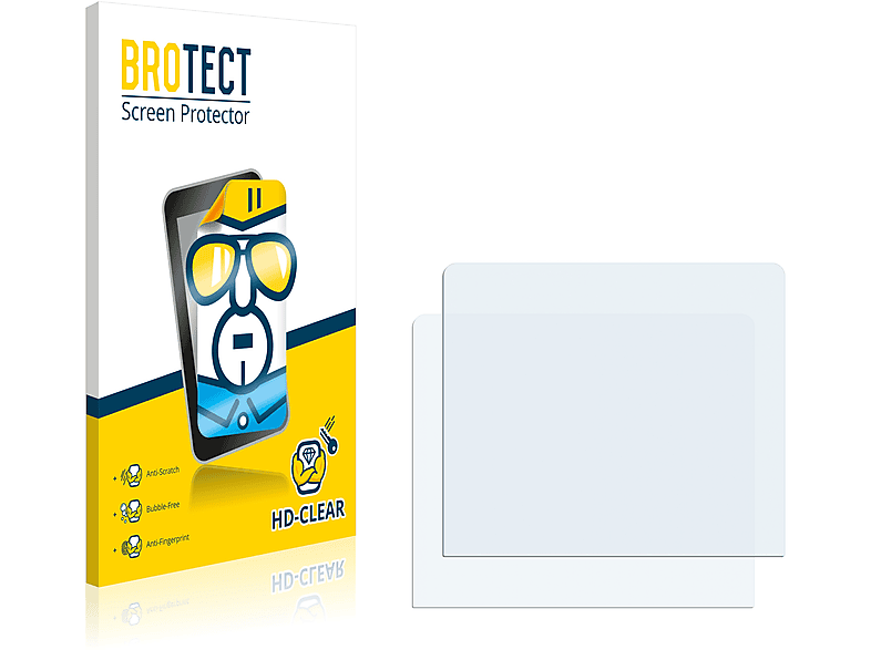 BROTECT 2x Instant Max) Pot Schutzfolie(für klare