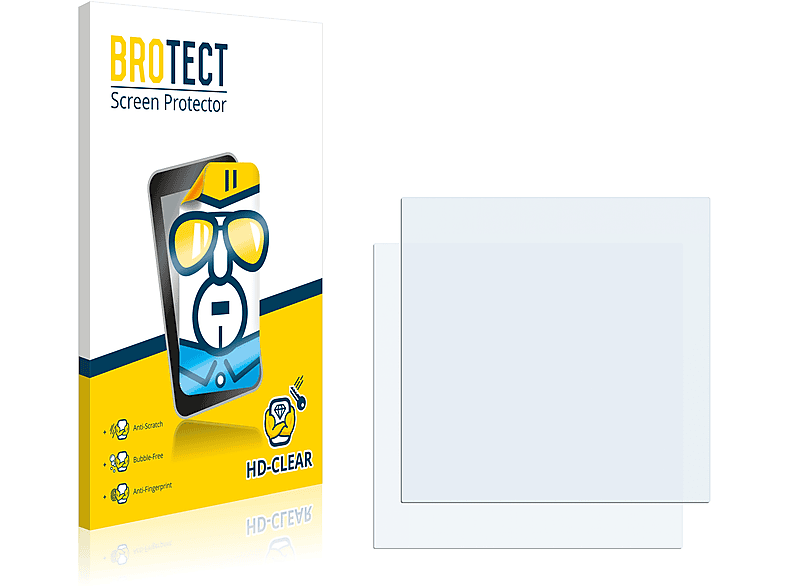 BROTECT 2x klare Schutzfolie(für Yamaha Display)) Display (E-Bike 2019 LCD-X