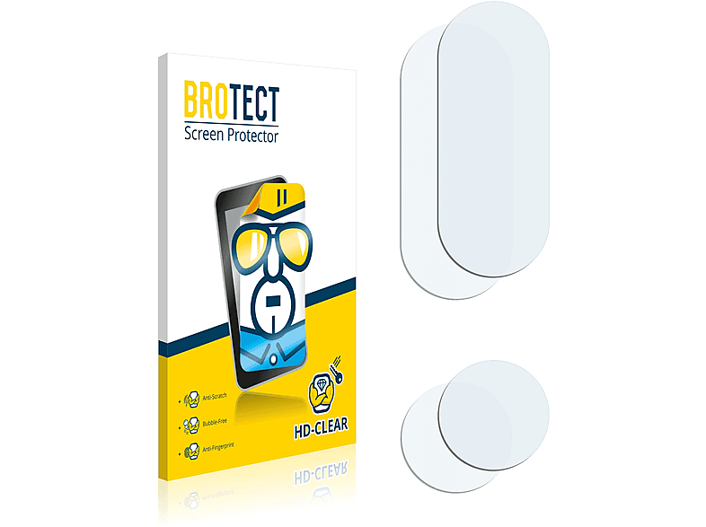 BROTECT 2x klare Schutzfolie(für Huawei P smart Plus 2019)