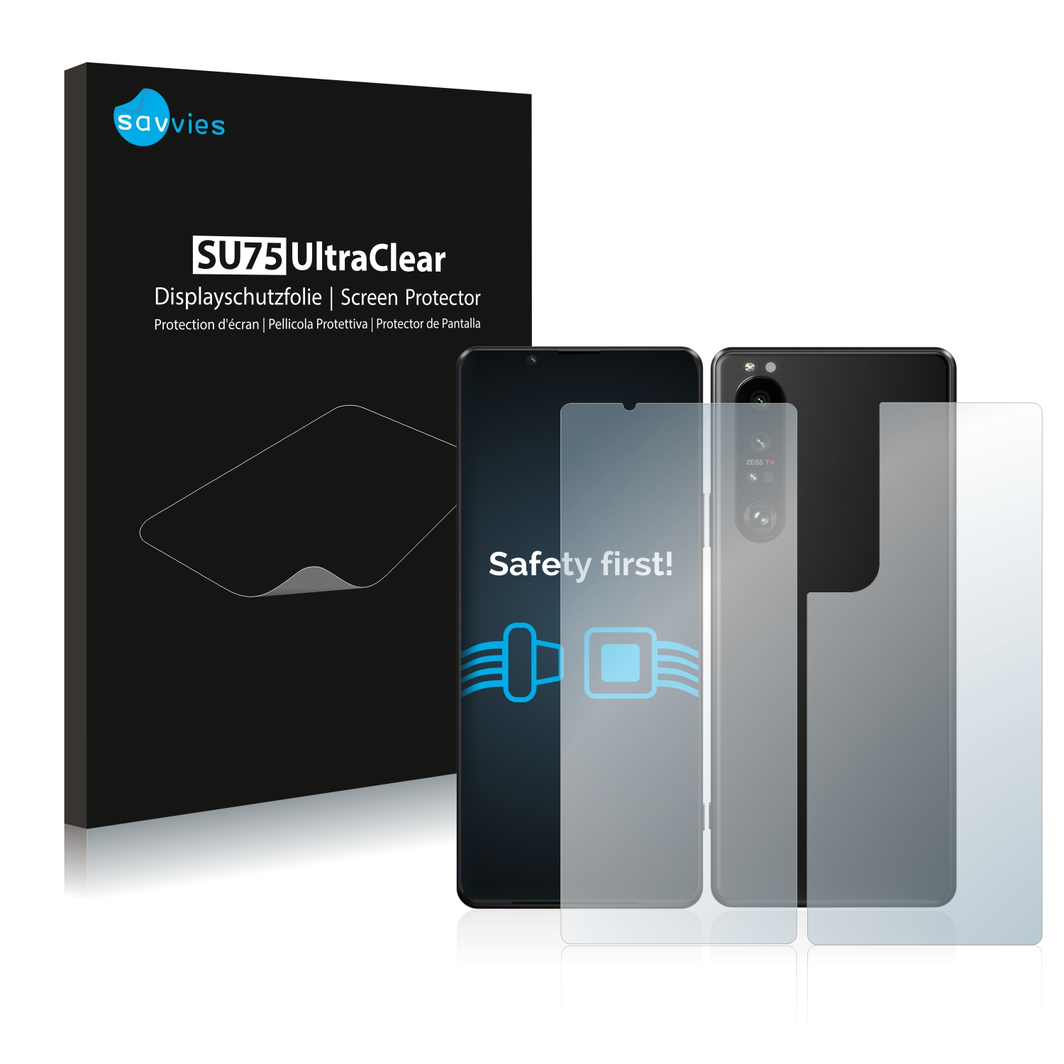 SAVVIES 18x klare Schutzfolie(für 5G) Sony III Xperia 1