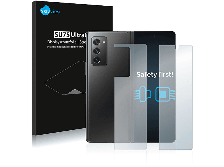 SAVVIES 18x klare Schutzfolie(für Samsung 2 Galaxy 5G) Z Fold