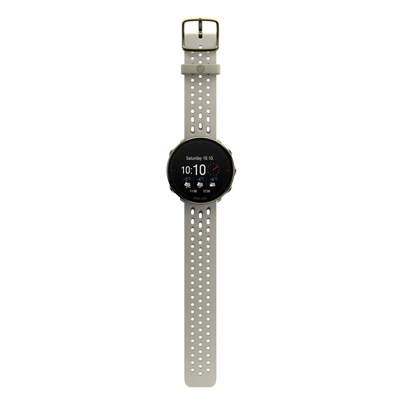 Silikon, Polymergehäuse 90085161 210 - Smartwatch Beige 130 POLAR mm, Glasfaserverstärktes