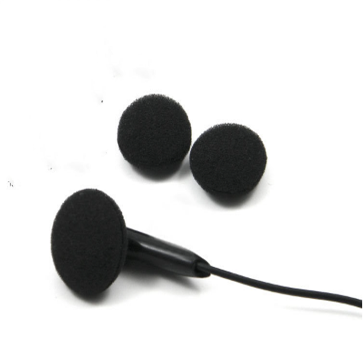 5 INF Ohrpolster für Ohrpolster Paar In-Ear-Kopfhörer, Schwarz