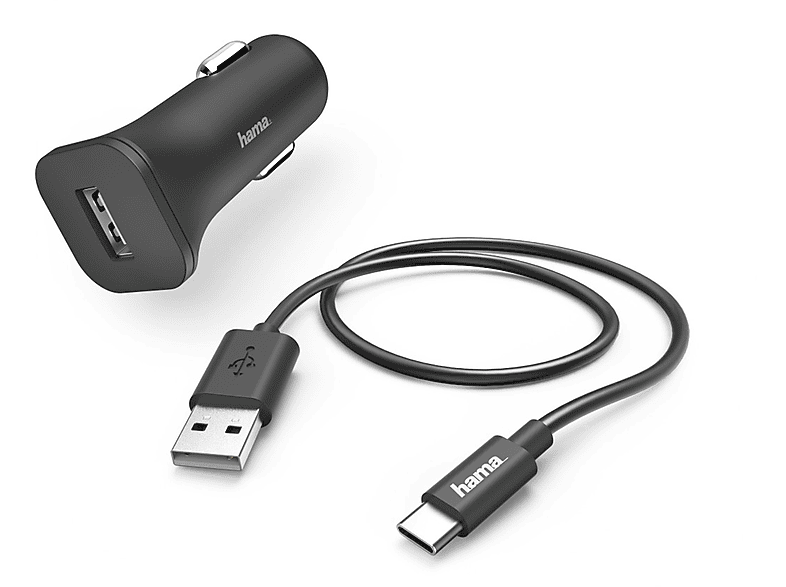 HAMA 12W USB-Ladeadapter universell, Schwarz