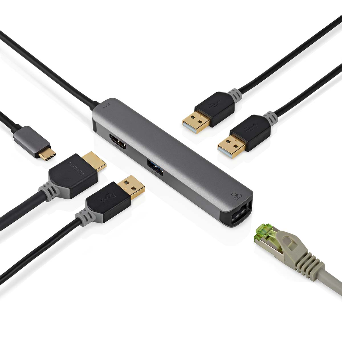 NEDIS CCBW64210AT02 USB Multi-Port-Adapter