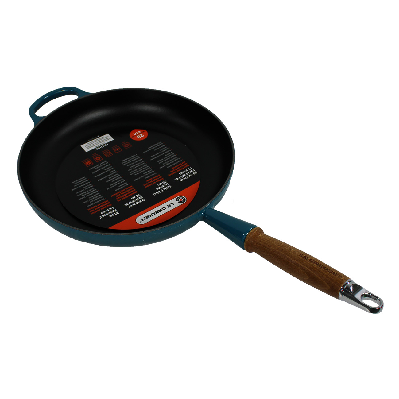 (Stahl, CREUSET Bratpfanne Emaille) 20258286420422 cm 28 Beschichtung: LE