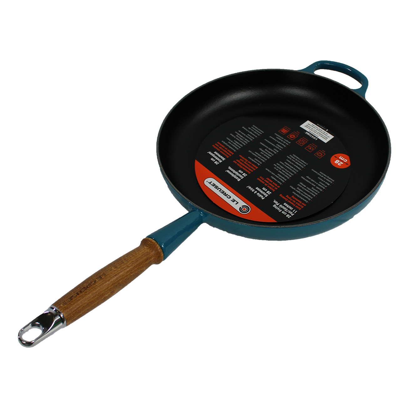 LE CREUSET 20258286420422 28 Emaille) cm Bratpfanne (Stahl, Beschichtung