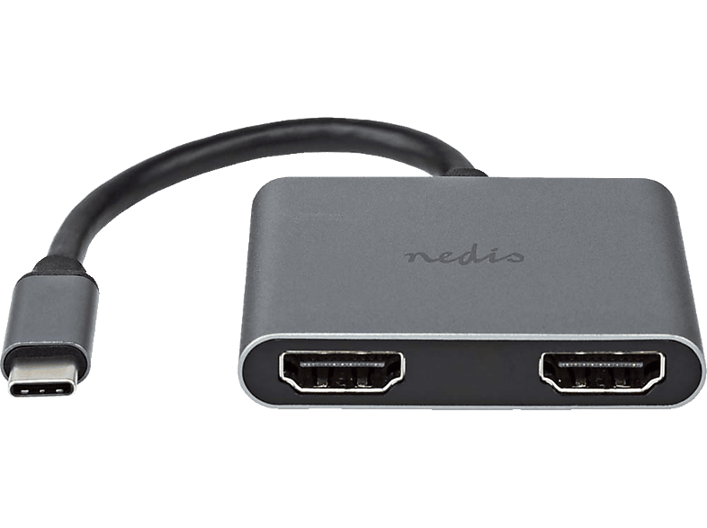 USB Multi-Port-Adapter NEDIS CCGP64670BK01