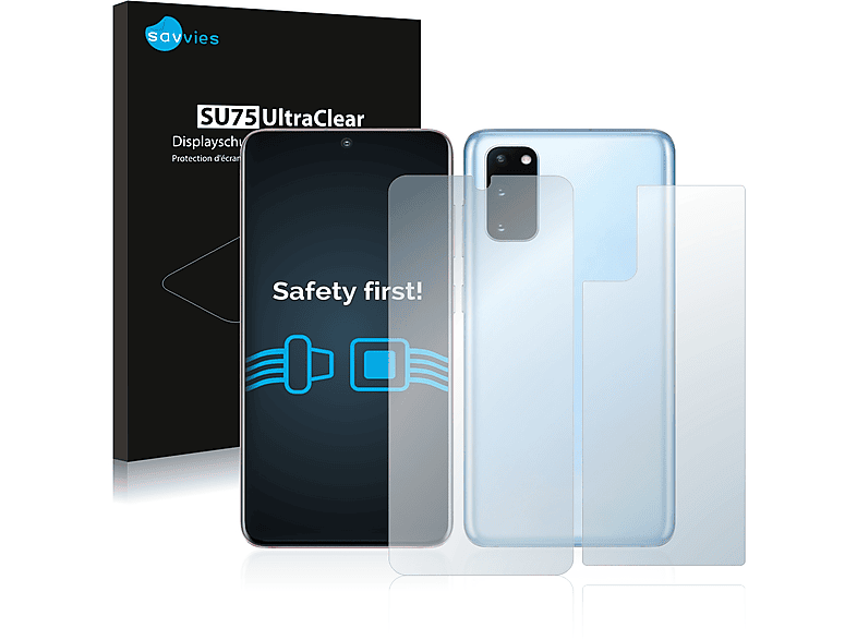 Samsung Galaxy 18x Schutzfolie(für S20) klare SAVVIES