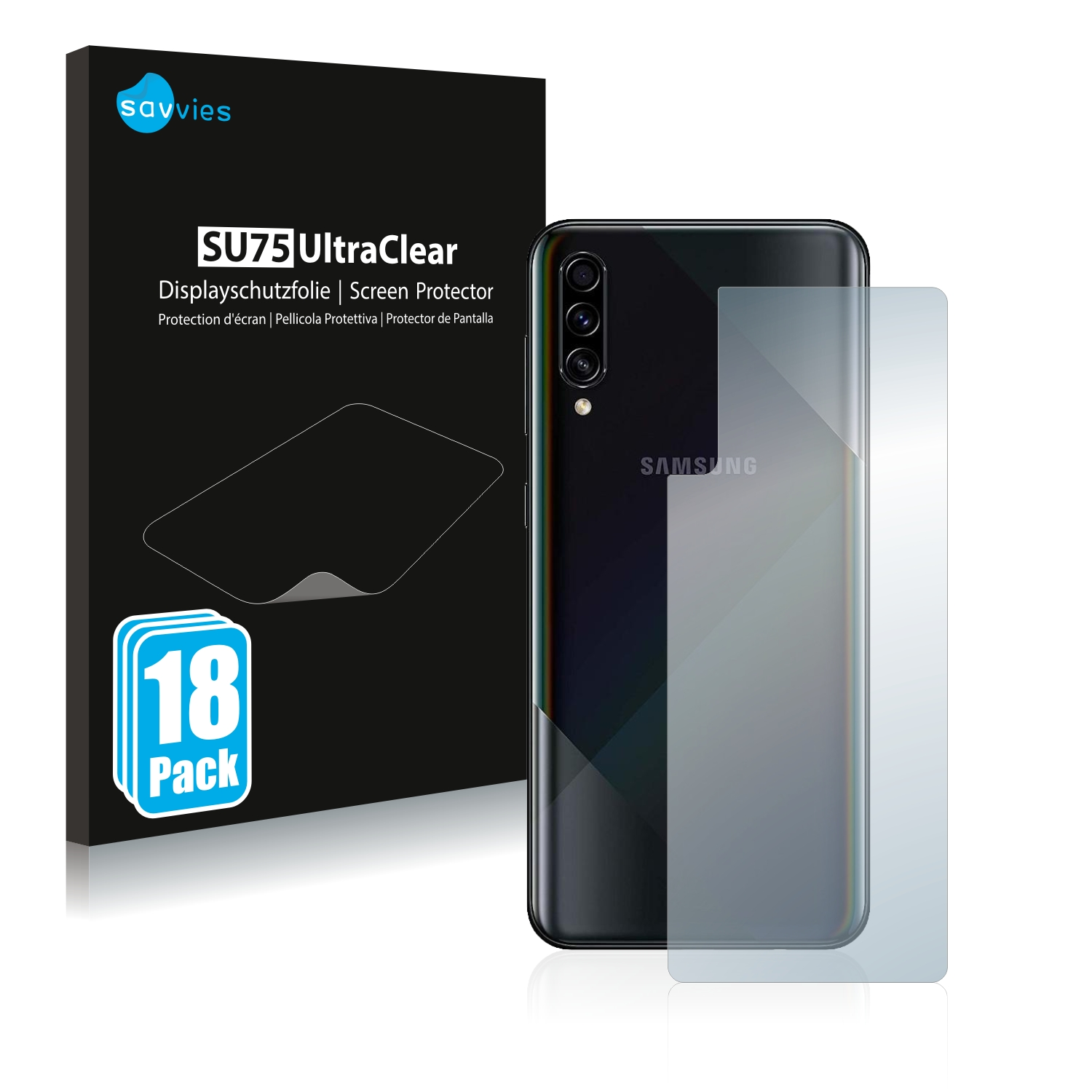 Galaxy Samsung SAVVIES klare A50s) Schutzfolie(für 18x