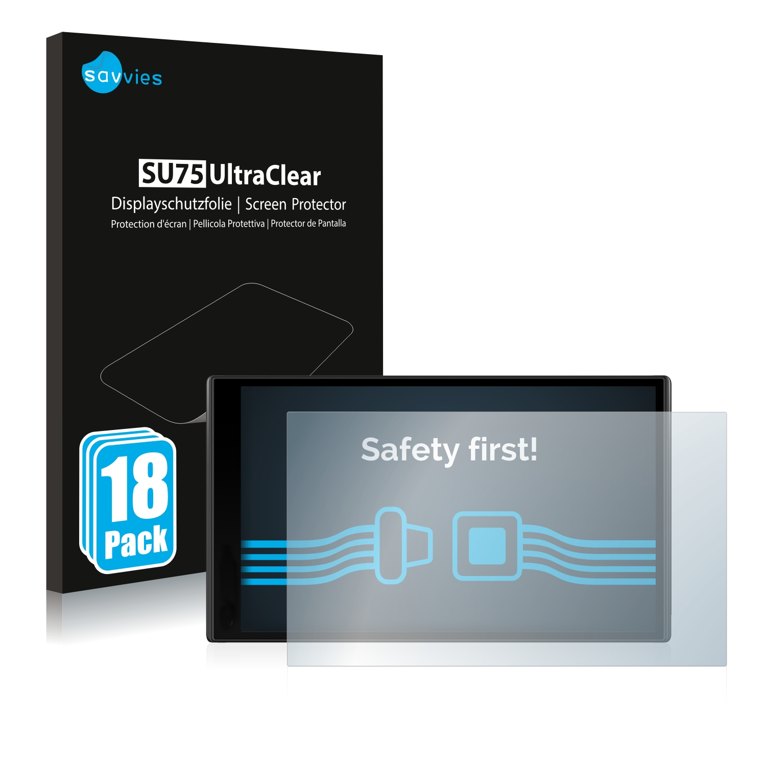 LMT-D) klare DriveSmart 18x Garmin 61 SAVVIES Schutzfolie(für