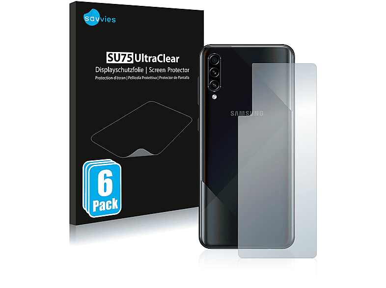 SAVVIES 6x klare Schutzfolie(für A50s) Samsung Galaxy