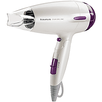 Secador de pelo  - Studio 2200 Ionic TAURUS, 2200 W, 3 niveles temperatura, Blanco