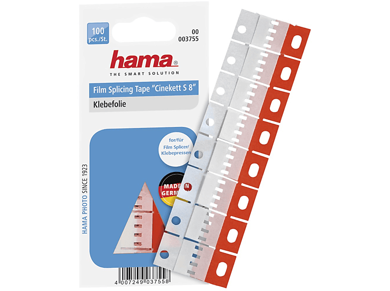 HAMA Cinekett S 8 Klebefilm, Weiß/Rot