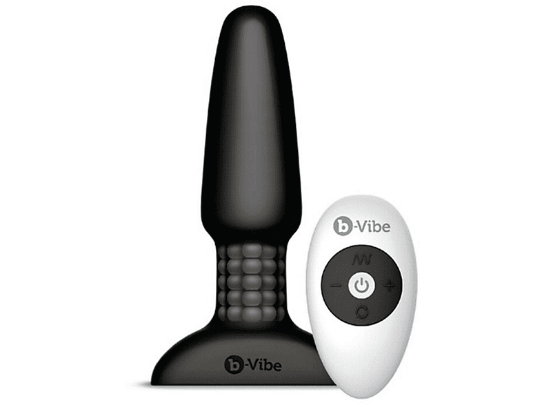 B-VIBE rimming Plug 2 Black Analplug