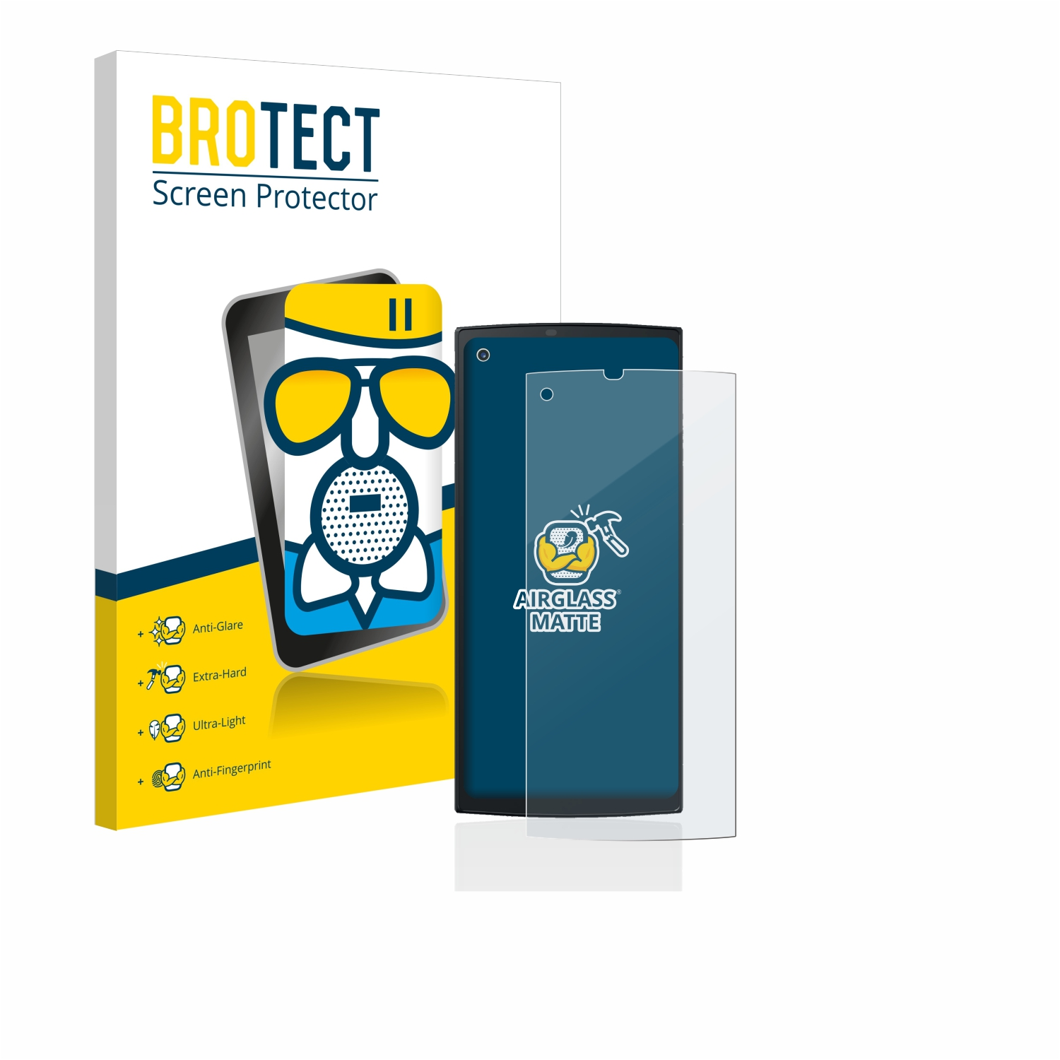 Airglass BROTECT Donner enfore 2) matte Schutzfolie(für