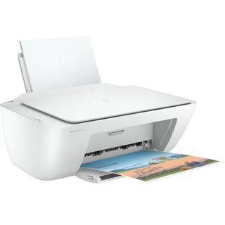 Impresora multifunción - HP DeskJet 2320 All-in-One Printer, Inyección de tinta térmica, Blanco