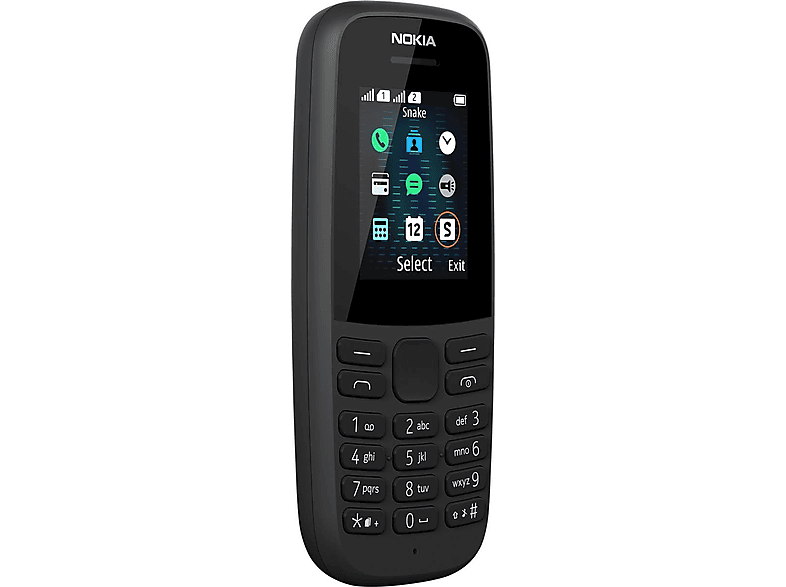 NOKIA 105 2019 Mobiltelefon, Schwarz