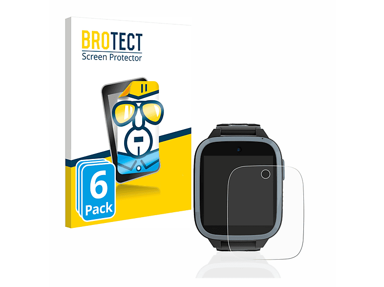 BROTECT 6x klare transparente Schutzfolie (für Xplora XGO3 (1. Gen.))
