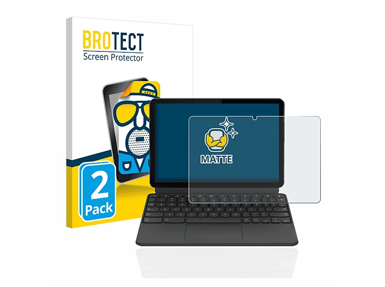 BROTECT 2x matte Schutzfolie(für Lenovo IdeaPad Duet Chromebook 10.1\