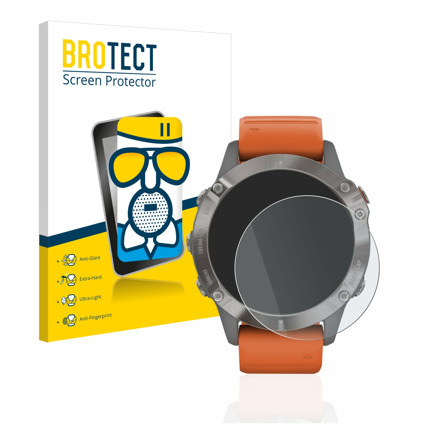 Pro) matte Airglass Garmin BROTECT Schutzfolie(für Fenix 6
