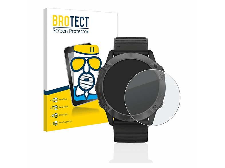 BROTECT Airglass matte Schutzfolie(für Garmin Fenix 6X Pro)