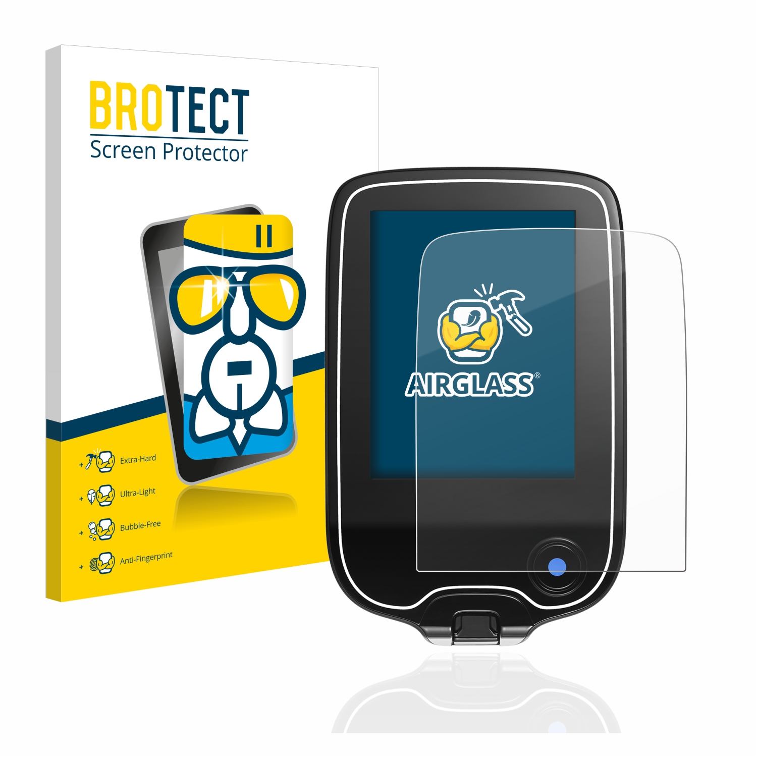 BROTECT Airglass klare Schutzfolie(für FreeStyle 2) Libre