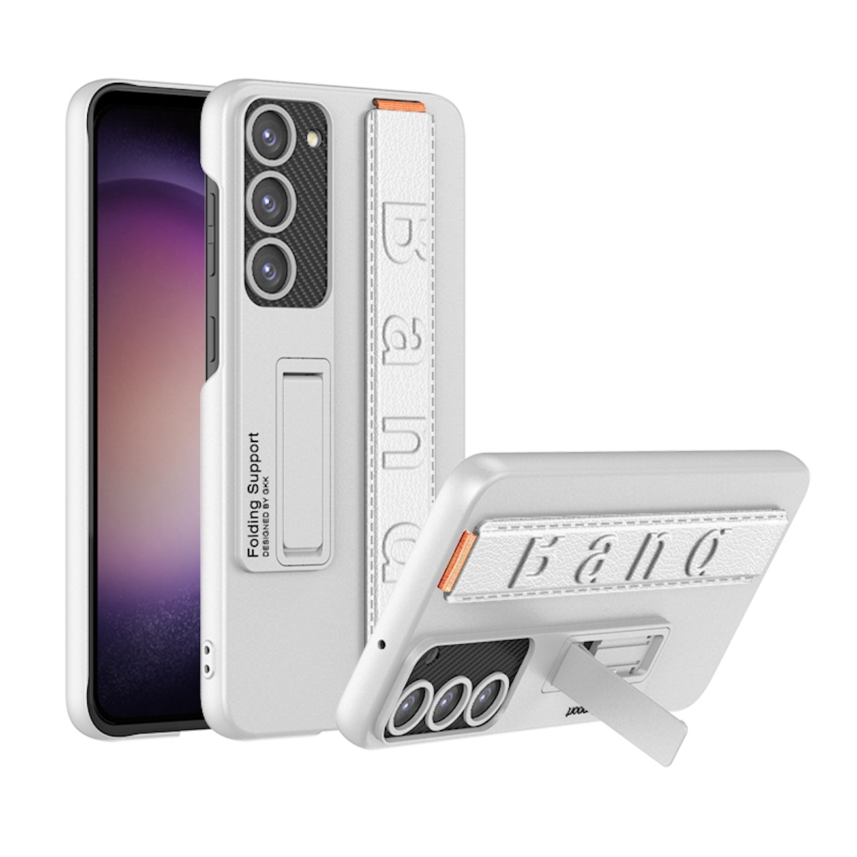 Weiß WIGENTO Galaxy Backcover, S23 Backcover Samsung, Tasche, 5G, Handy