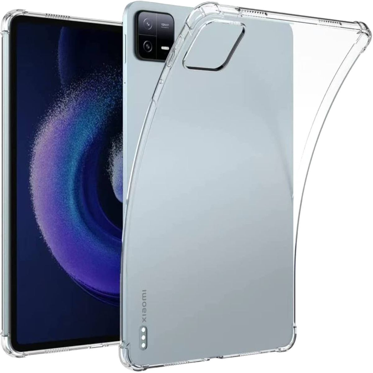 WIGENTO Hülle Pad Pad Xiaomi, / 6 11 6 Transparent Zoll, Backcover, Pro Tablet TPU Tasche,