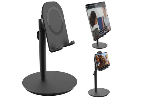 DIIDA Desktop-Ständer,Smartphone/Tablet-Halter,universal 4,5-10 Zoll Tablet-Halterung  Handy-Halterung, schwarz