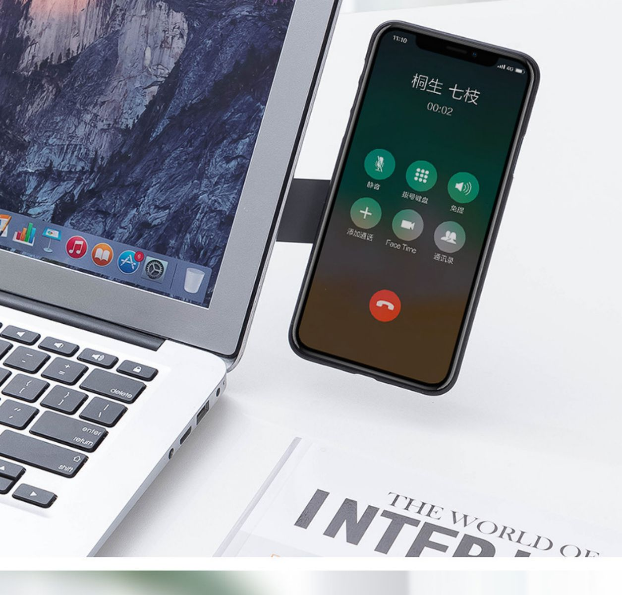 DIIDA Laptop-Seitenbildschirmerweiterung Telefonhalter, Handy-Zubehörhalter Tablet-Halterung, schwarz