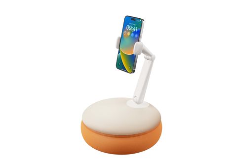 DIIDA Smartphone Ständer,Handy-Halterung,Tablet Kissen,waschbarem, weichem  Kissen Tablet-Halterung, Orange