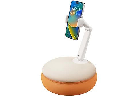 DIIDA Smartphone Ständer,Handy-Halterung,Tablet Kissen,waschbarem, weichem  Kissen Tablet-Halterung, Orange