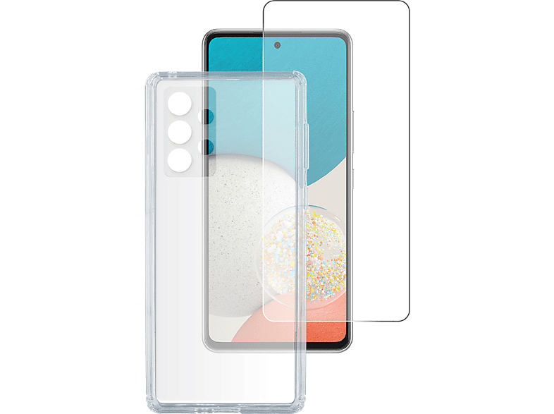 A54, Starter Galaxy 360° Set, Transparent Samsung, 4SMARTS Backcover,