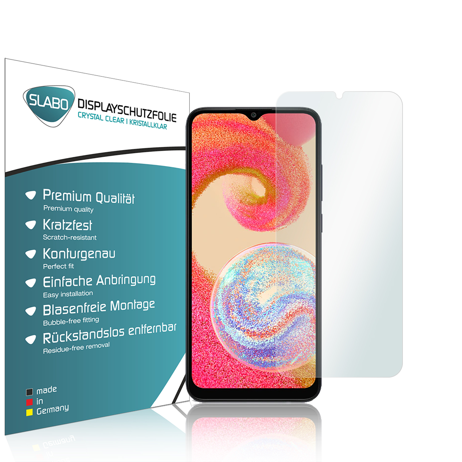 Galaxy Displayschutz(für Crystal x A04e) Samsung Clear 4 Samsung SLABO