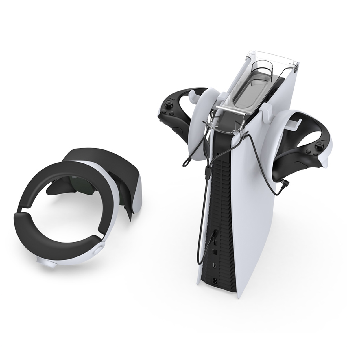 Controller Ständer Konsole, PS VR-Lagerregal VR2-Ständer, Horizontaler für PS5 Klammern RESPIEL