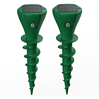 INF Gopher Repellent Solarbetriebenes IP65 2er-Pack Insektenschutz Grün