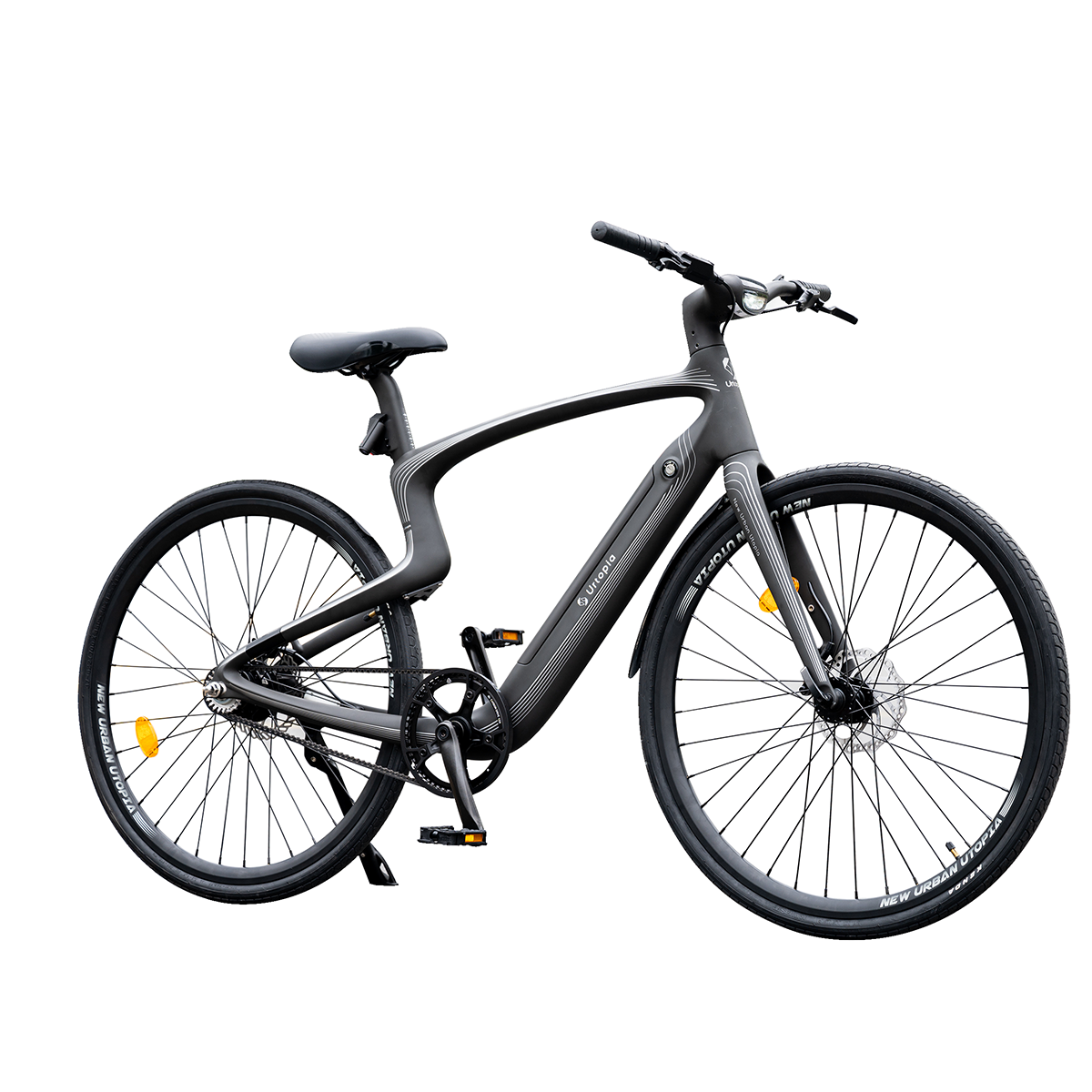Citybike Akku Large, 29 Abnehmbaren Wh, Carbon Smart URTOPIA E-Bike (Laufradgröße: Lyra) mit Leichtes Large Unisex-Rad, 352.8 Zoll,
